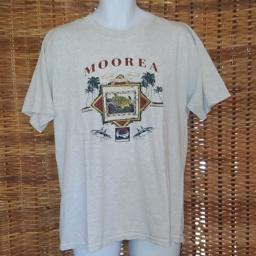 Vintage Moorea French Polynesia T Shirt
